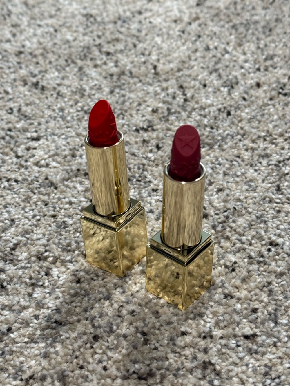 Never used- Estée Lauder Lipstick Tubes with Red Star Pattern